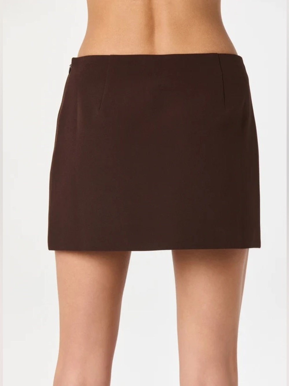High Waisted Brown Skirt
